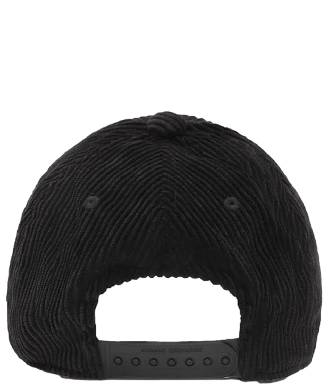Cappello nero AX velluto