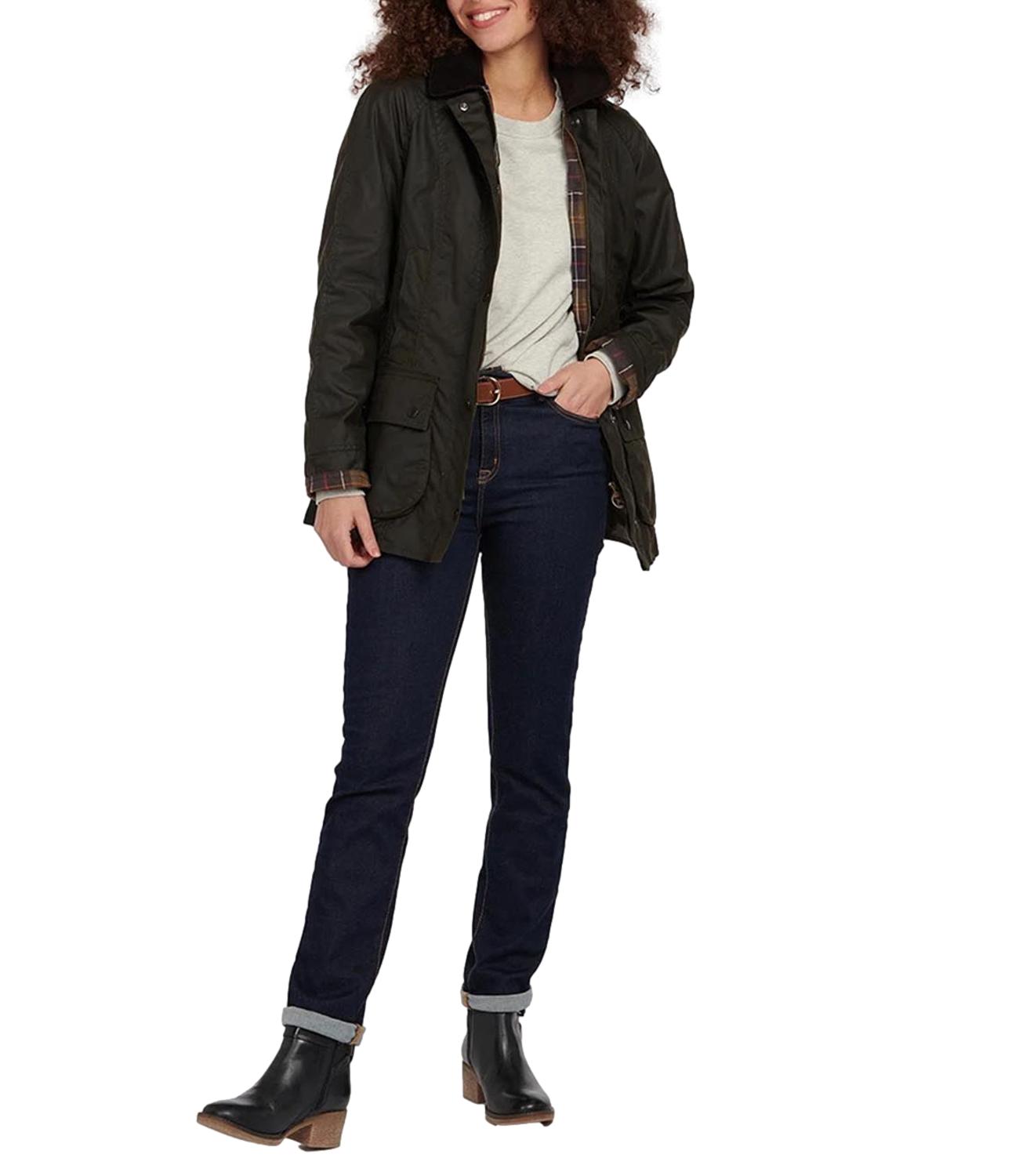 Classic Beadnell Wax Jacket olive