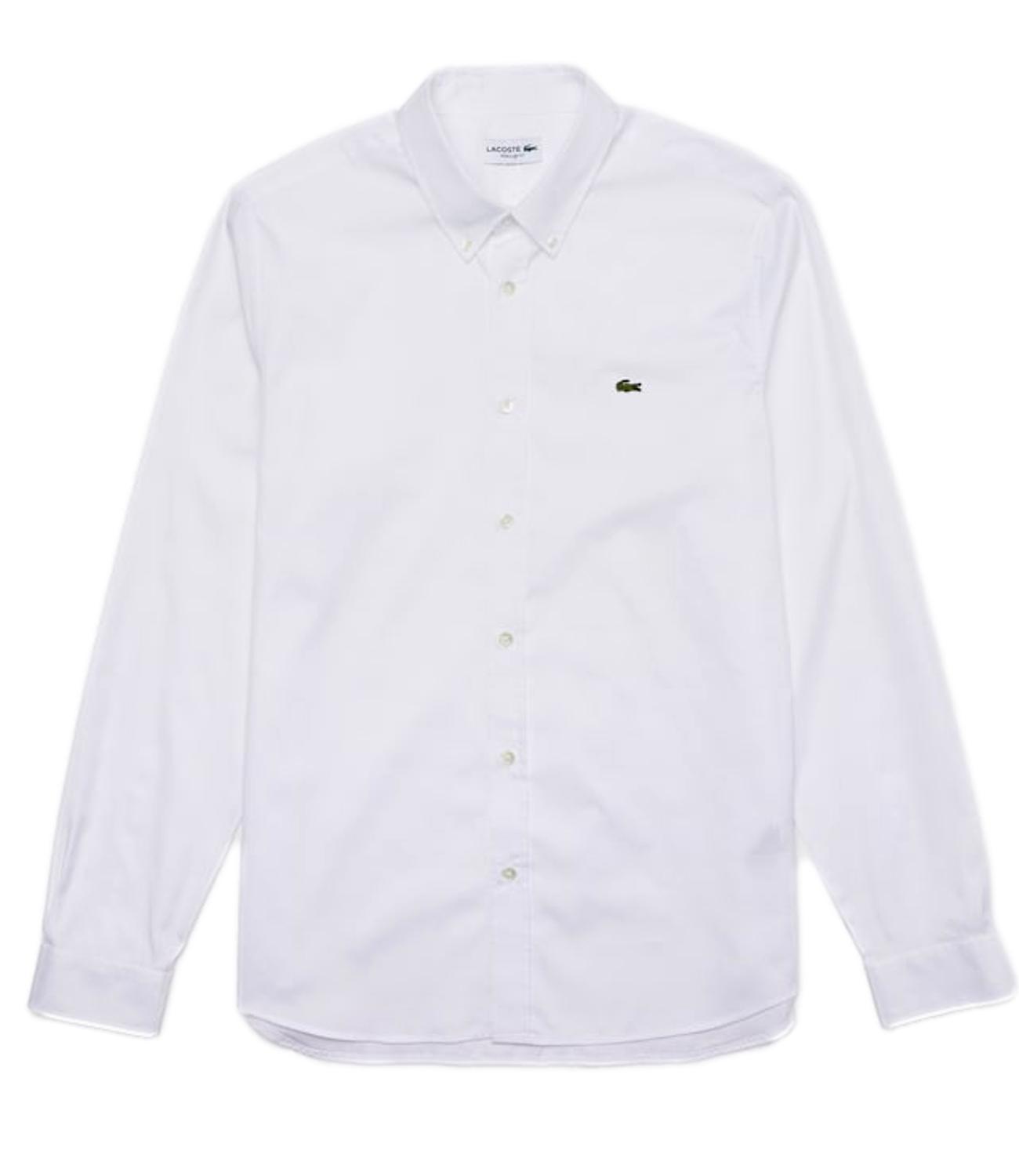 Camicia Lacoste bianca cotone