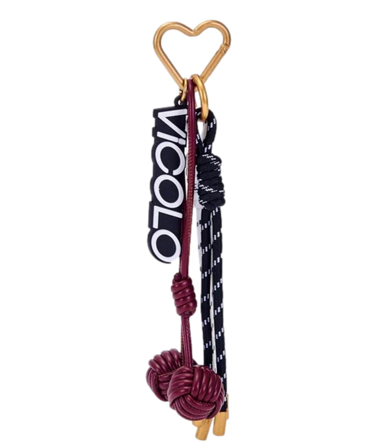 Vicolo Portachiavi Bordeaux Donna