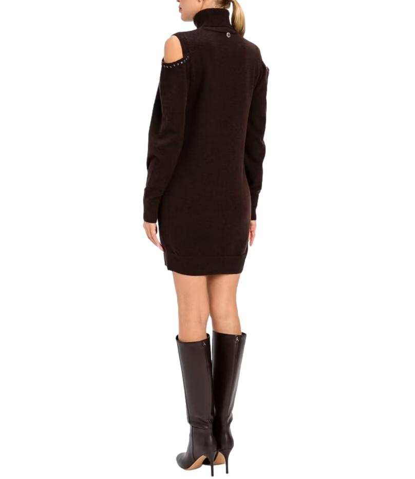 Actitude Twinset Abito da Donna - Chocolate Plum - 262ap3172