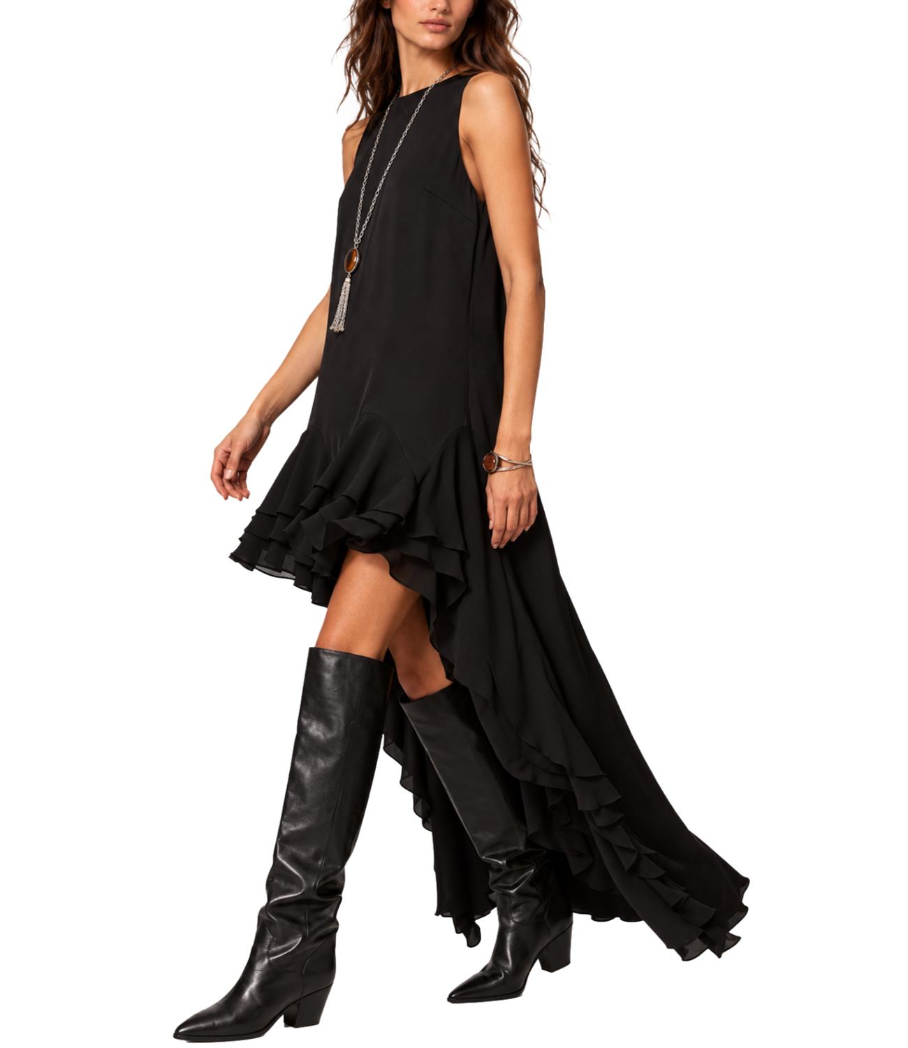 Actitude Twinset Abito da Donna - Nero - 262aq2083