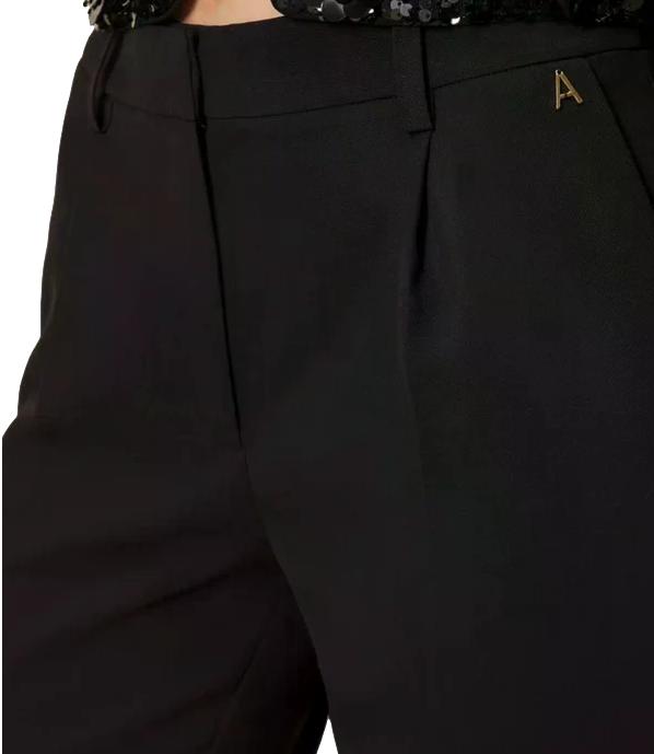 Actitude Twinset Pantalone da Donna - Nero - 262at2072
