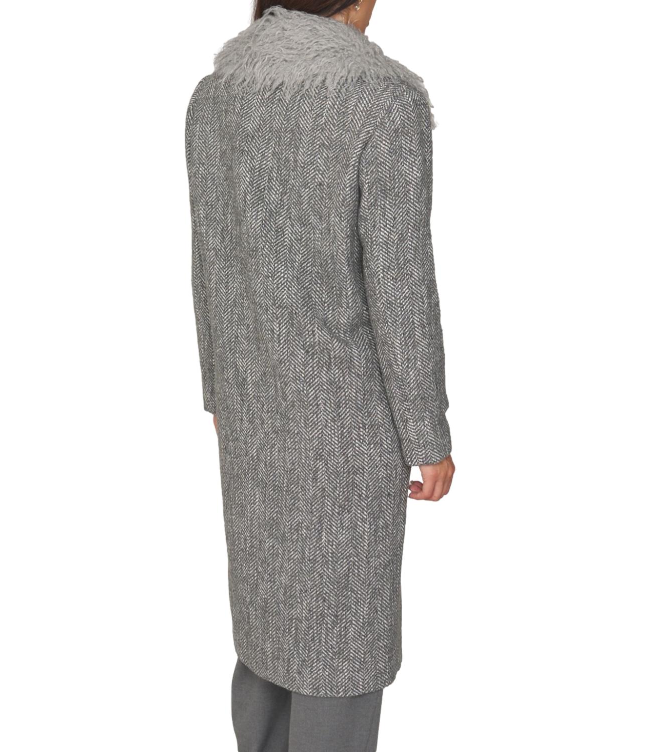 Actitude Twinset Cappotto da Donna - Grey Herringbone - 262at2191