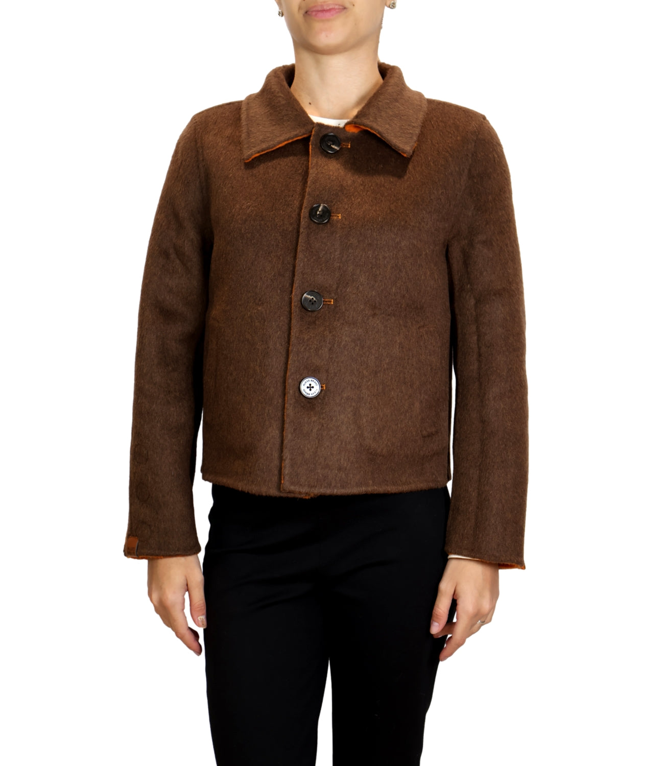 Alexs Bravo Giacca da Donna - Orange/chocolate - A600