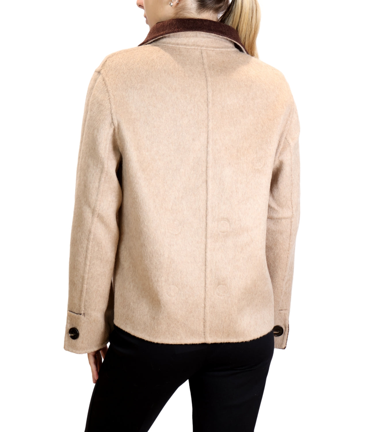 Alexs Bravo Blazer da Donna - Chocolate/cream - A700