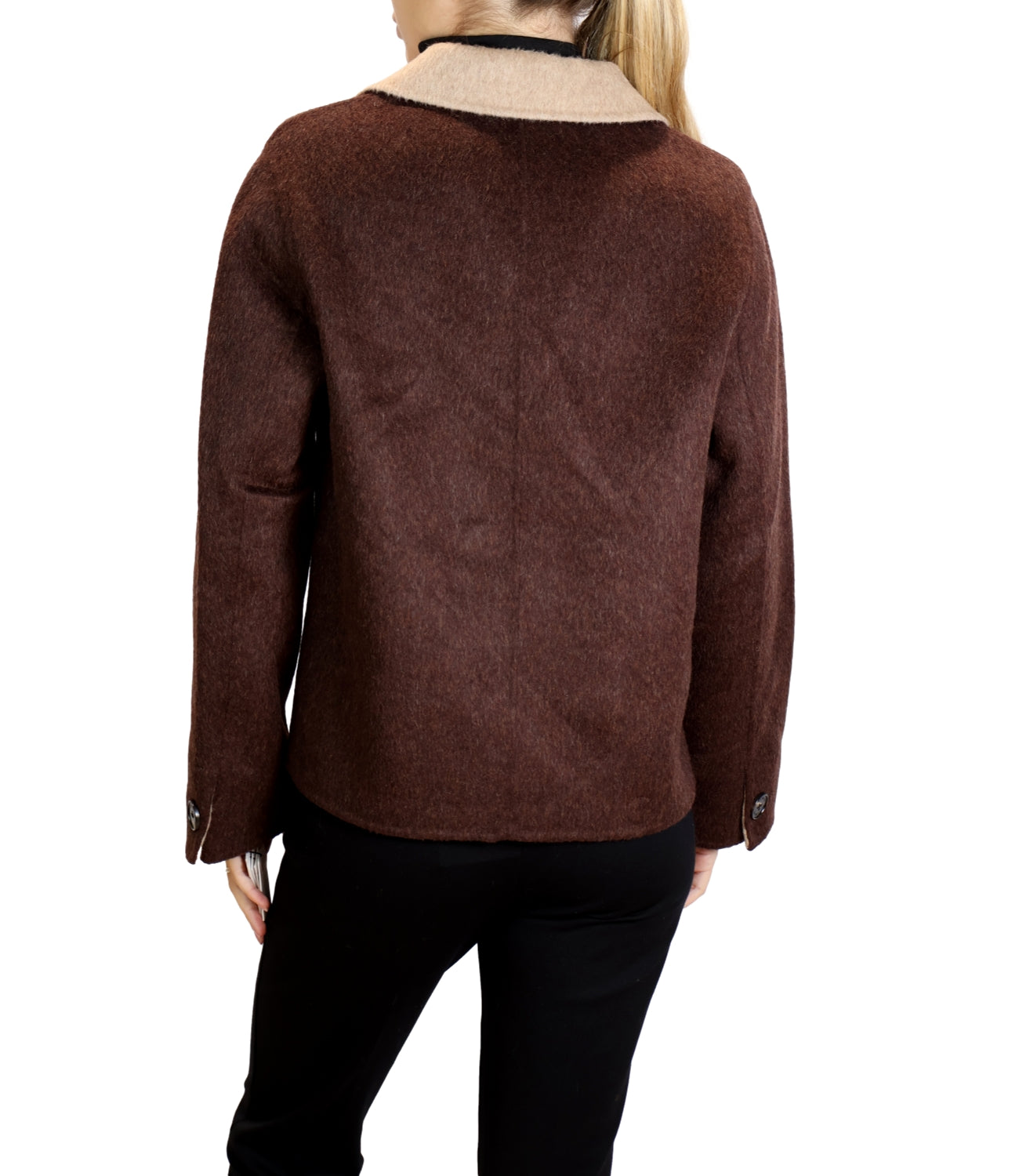 Alexs Bravo Blazer da Donna - Chocolate/cream - A700