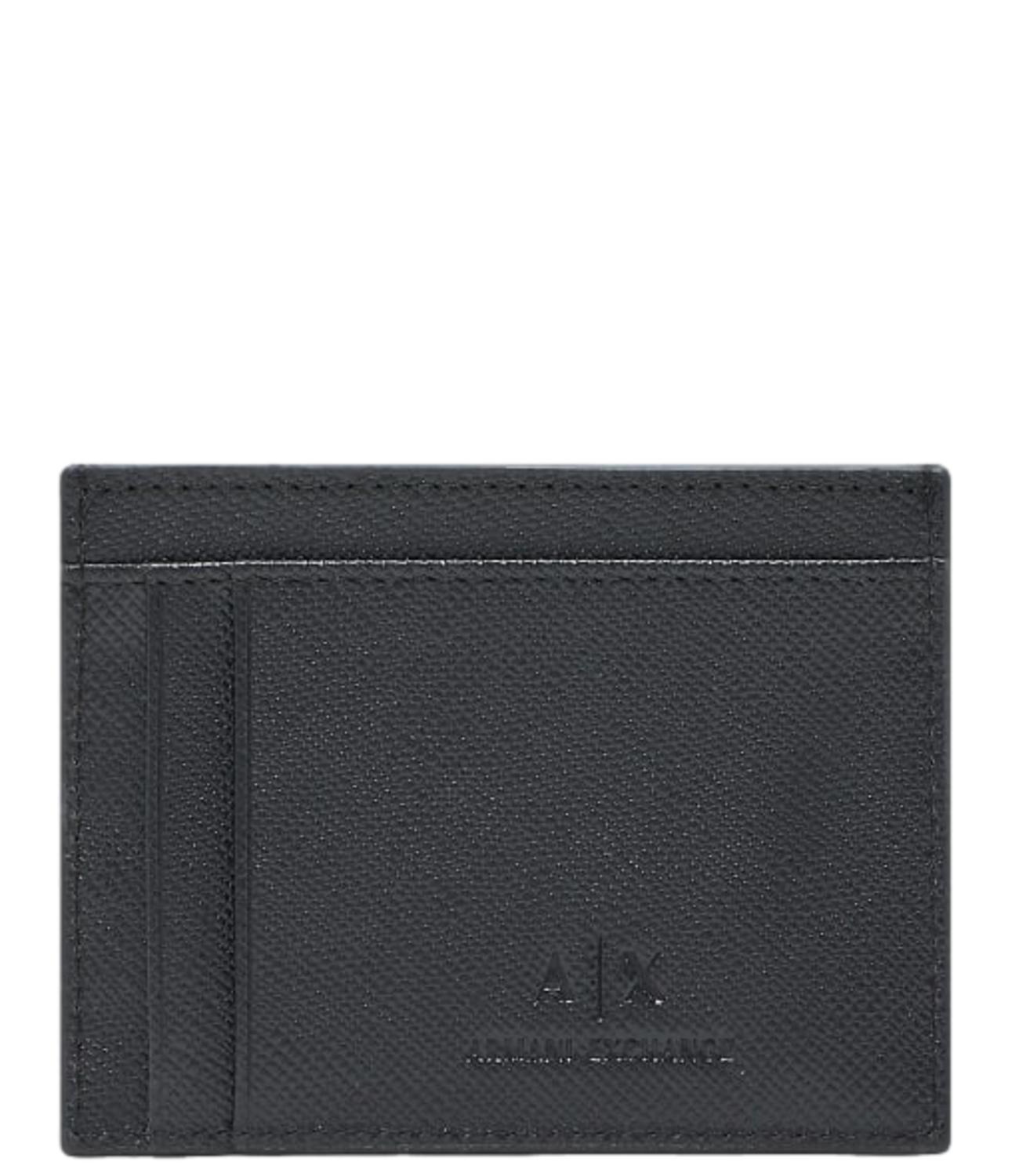 Armani Exchange Portacarte da Uomo - Black - Xm000169af12702