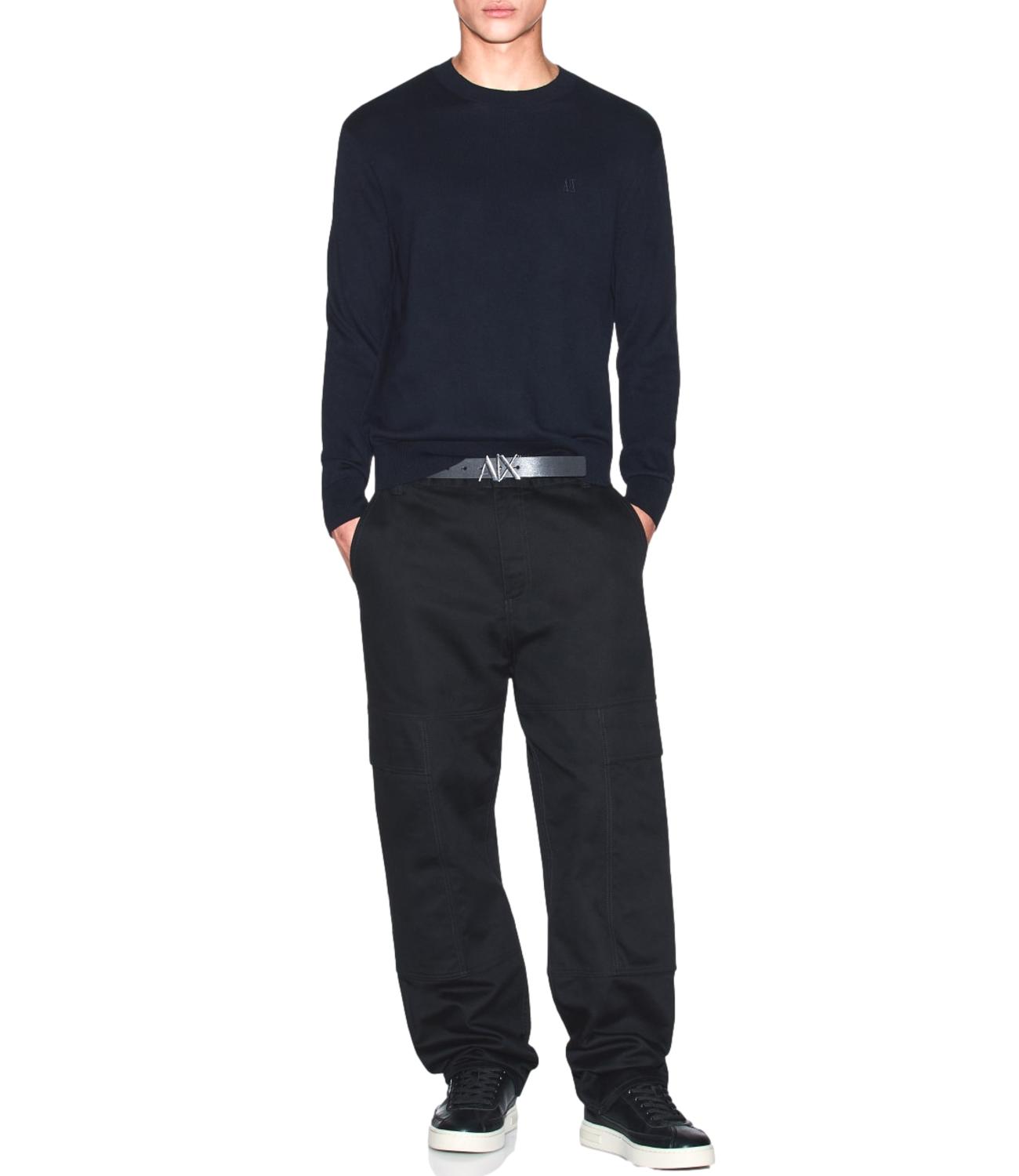 Armani Exchange Pullover da Uomo - Deep Navy - Xm000338af12291