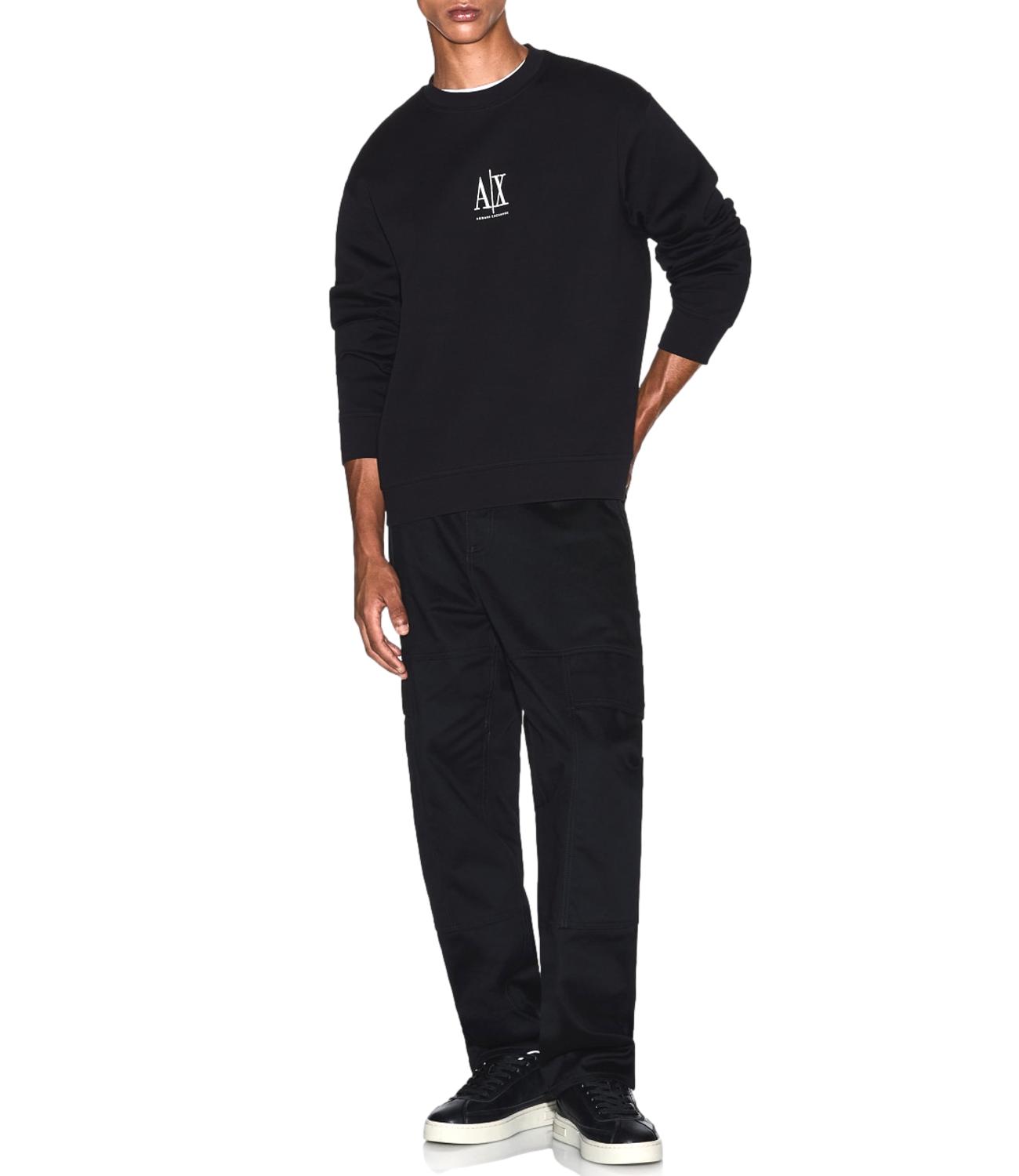 Armani Exchange Felpa da Uomo - Black - Xm000368af10818