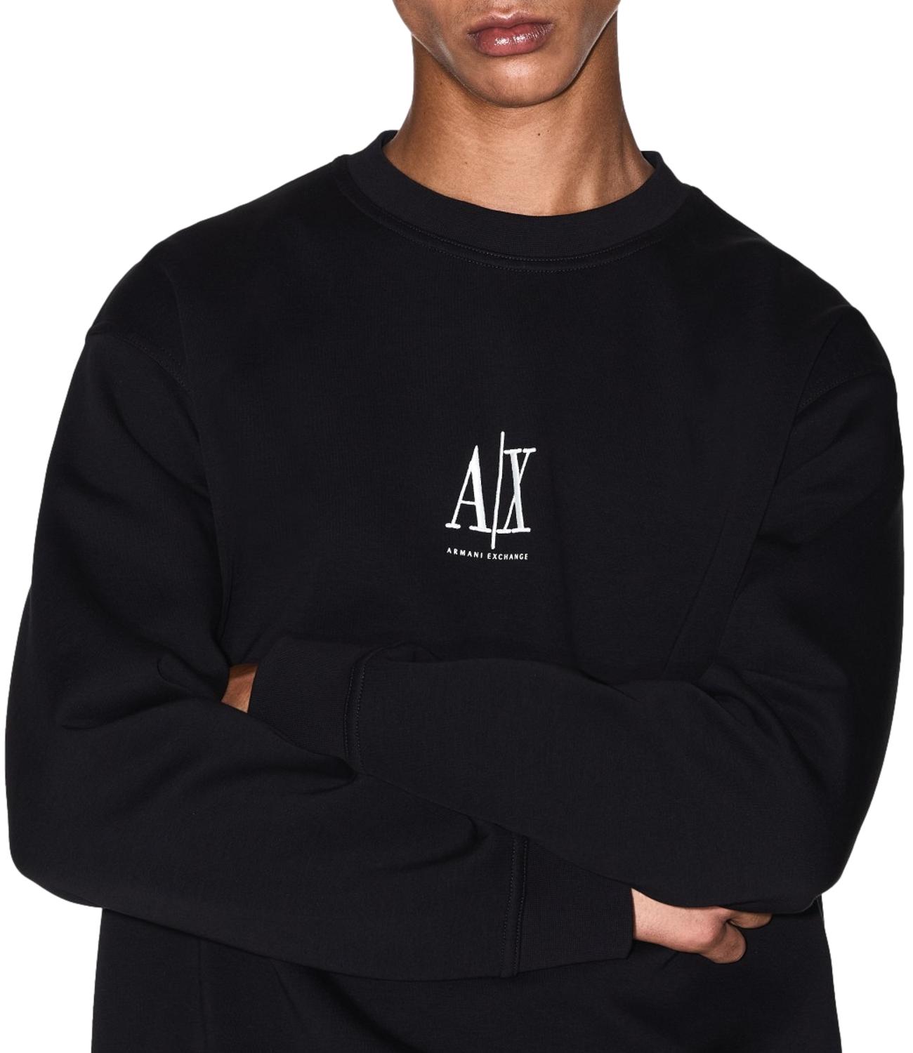 Armani Exchange Felpa da Uomo - Black - Xm000368af10818