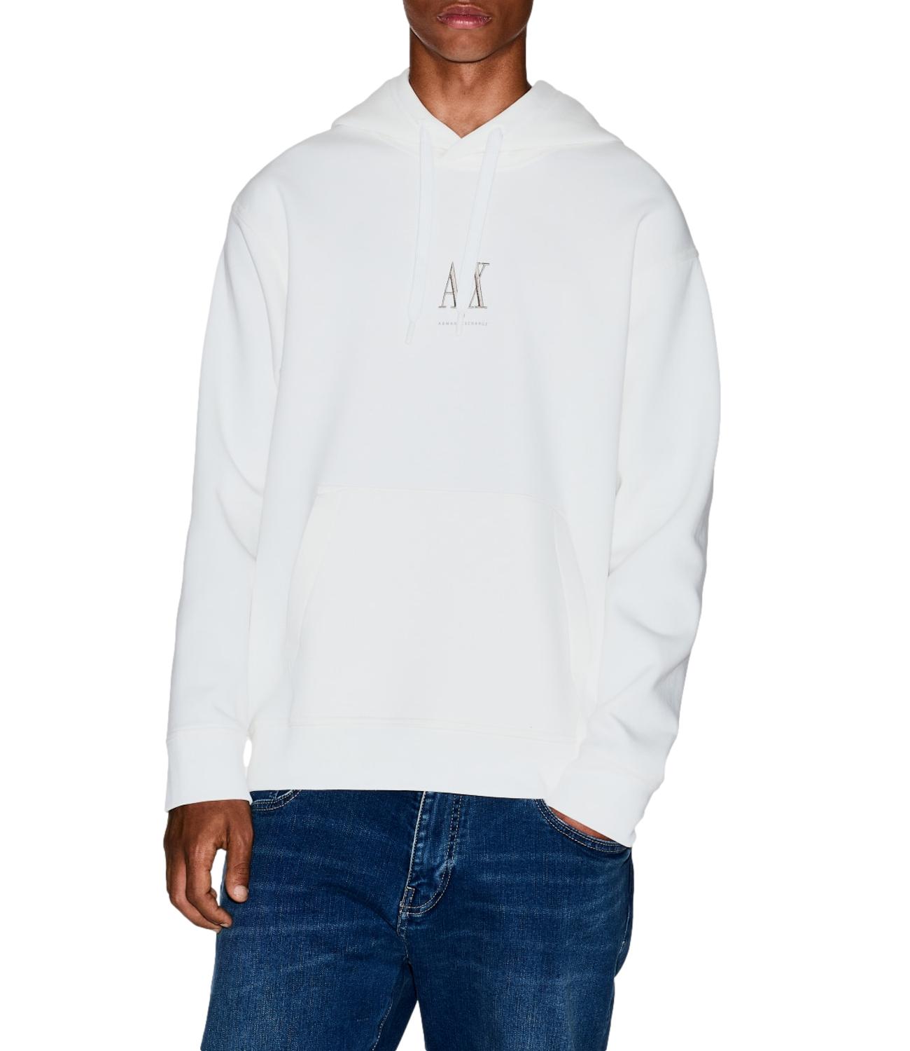 Armani Exchange Felpa da Uomo - Off White - Xm000369af10818