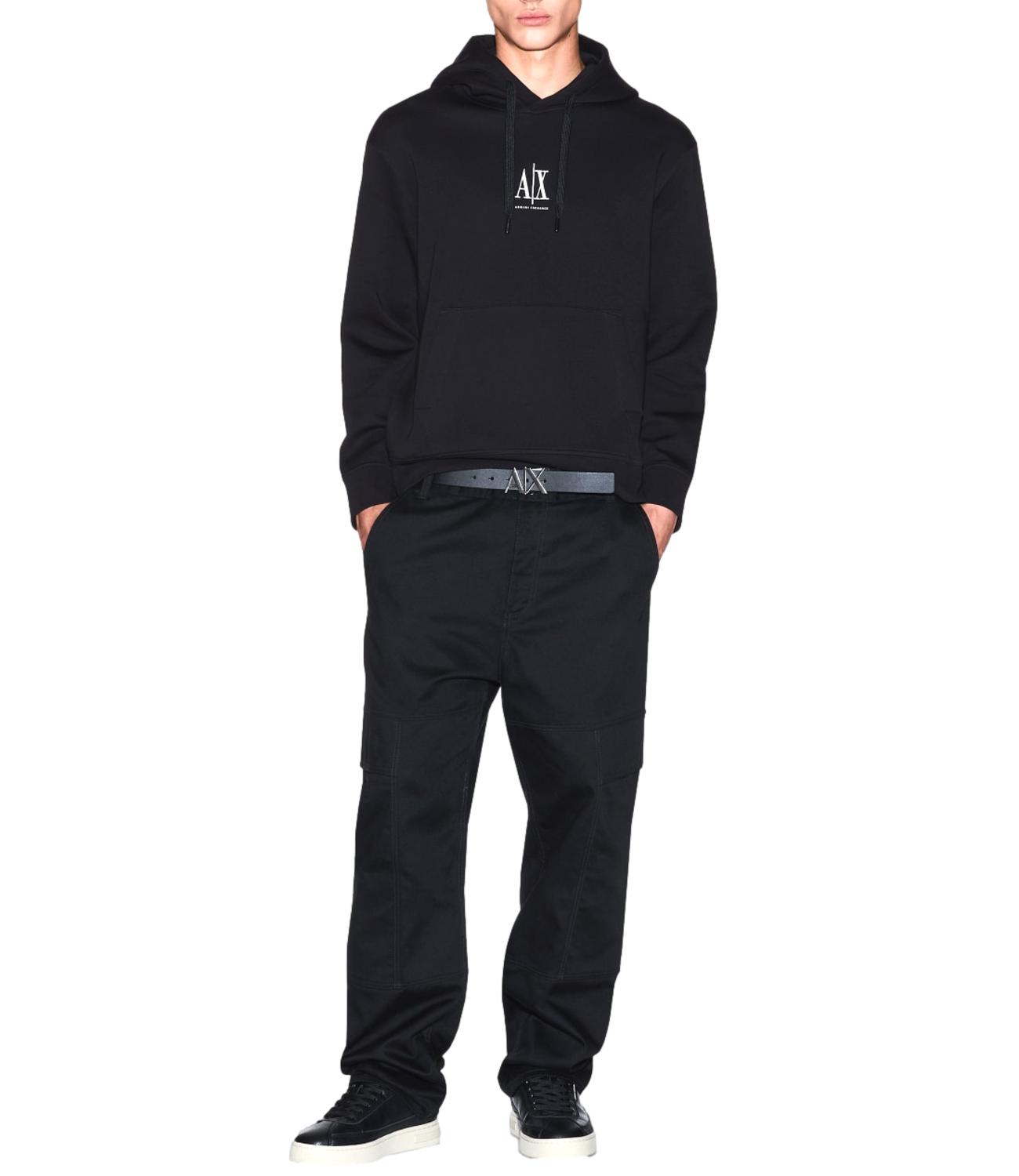 Armani Exchange Felpa da Uomo - Black - Xm000369af10818