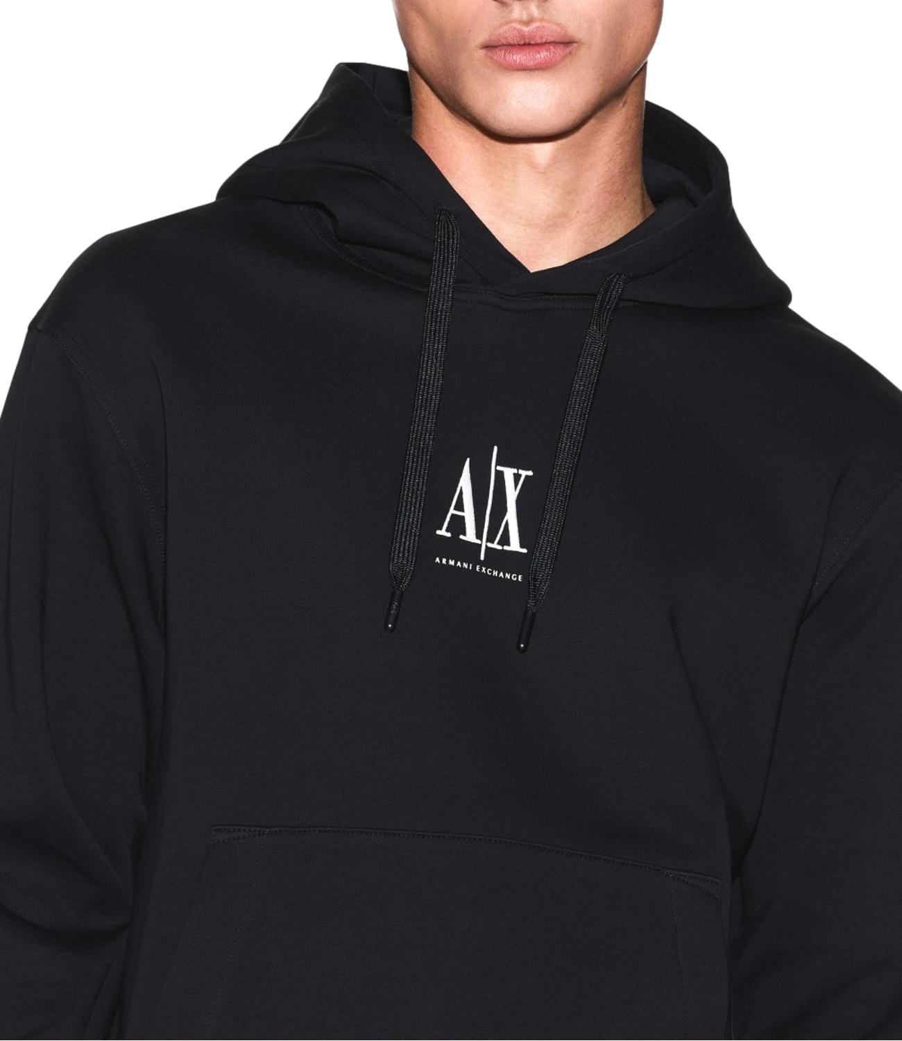 Armani Exchange Felpa da Uomo - Black - Xm000369af10818
