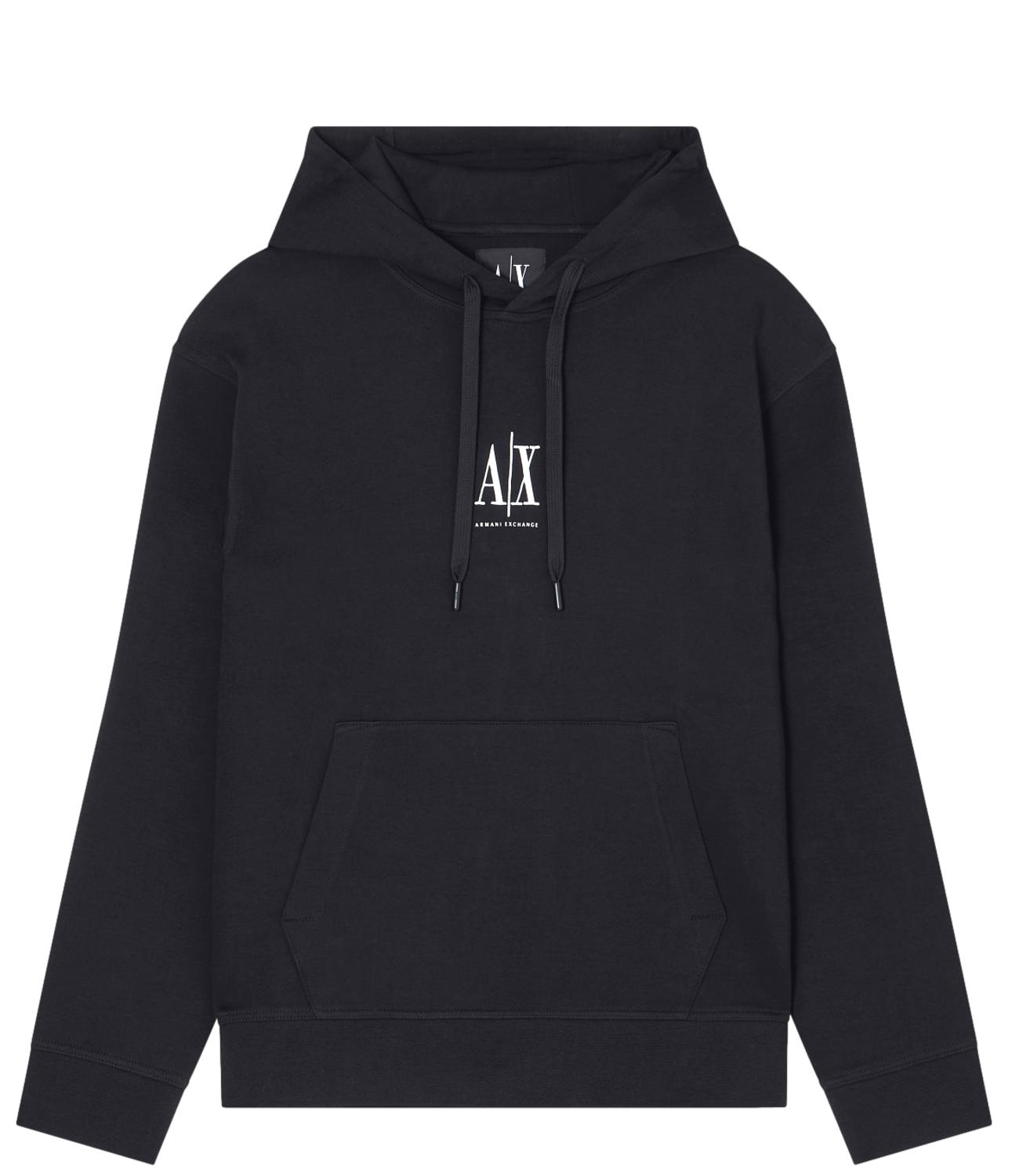 Armani Exchange Felpa da Uomo - Black - Xm000369af10818