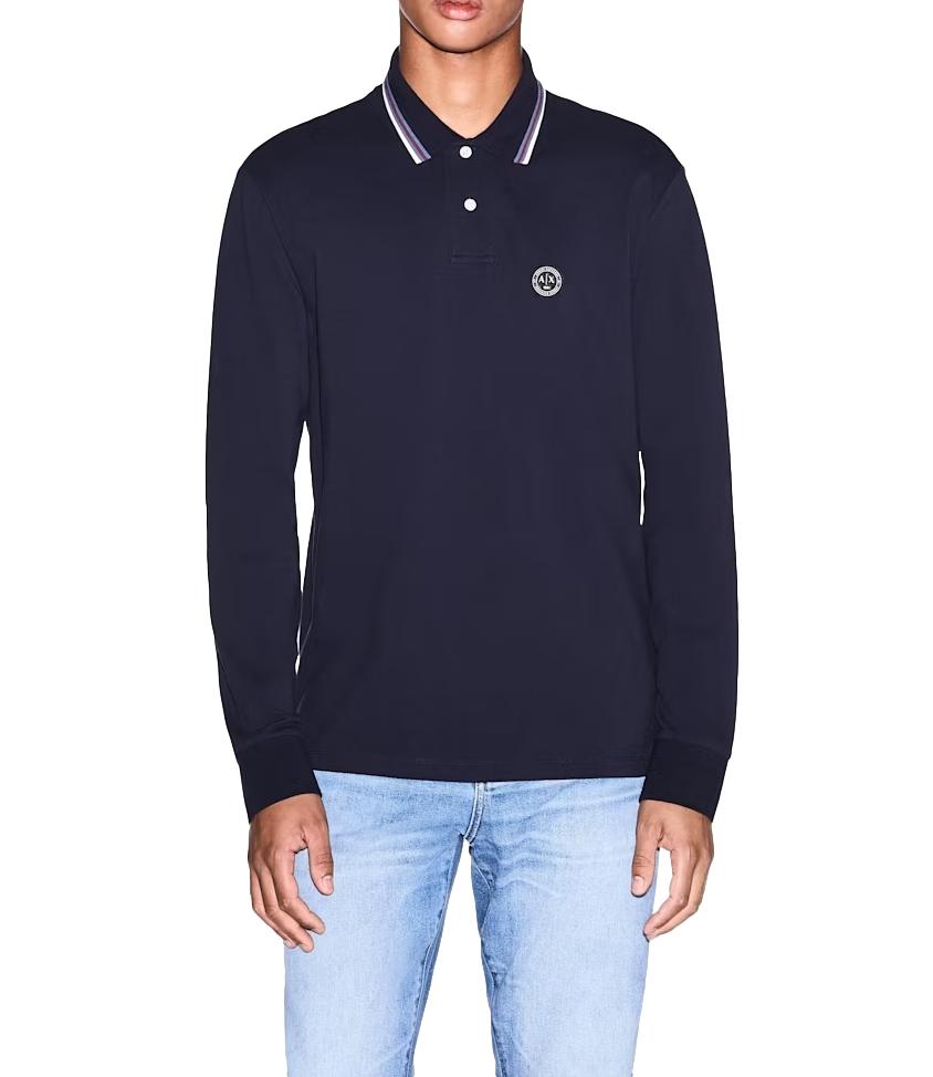 Armani Exchange Polo da Uomo - Deep Navy - Xm003427af13026