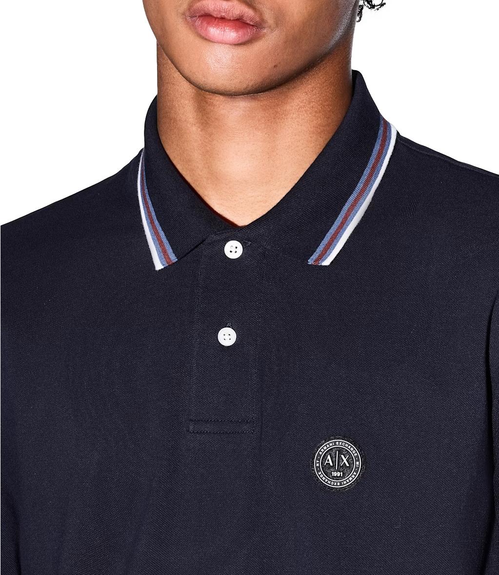 Armani Exchange Polo da Uomo - Deep Navy - Xm003427af13026