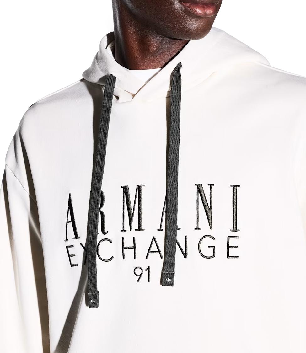 Armani Exchange Felpa da Uomo - Vintage Off White - Xm003429af10830