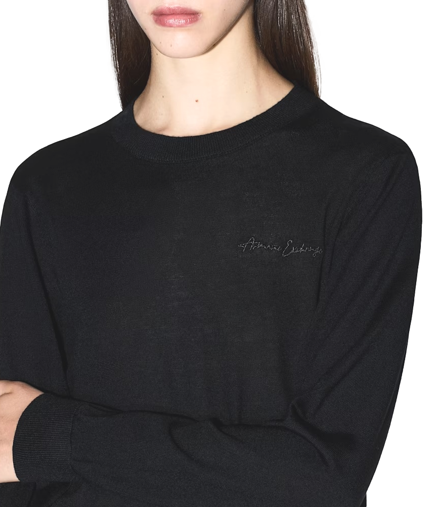 Armani Exchange Pullover da Donna - Black - Xw001439af11896