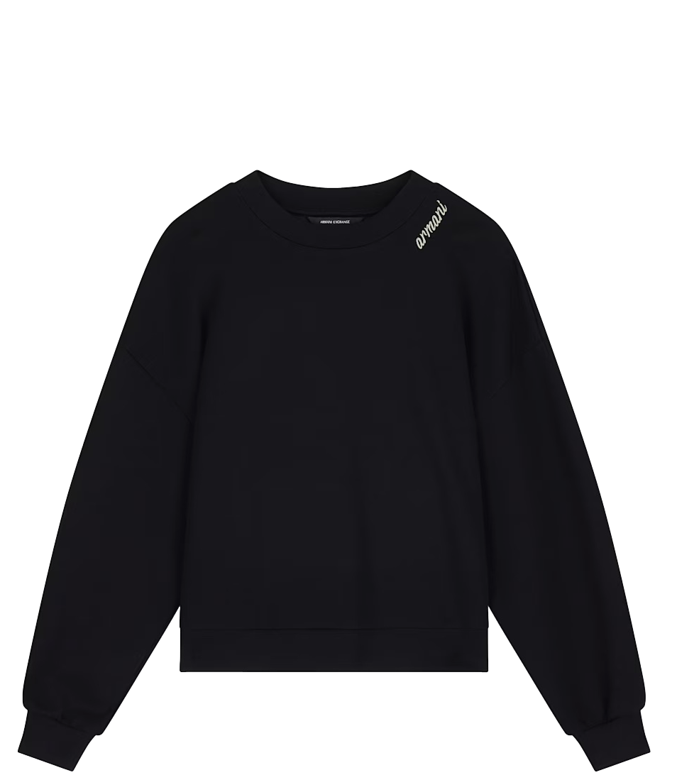 Armani Exchange Felpa da Donna - Black - Xw002853af16111