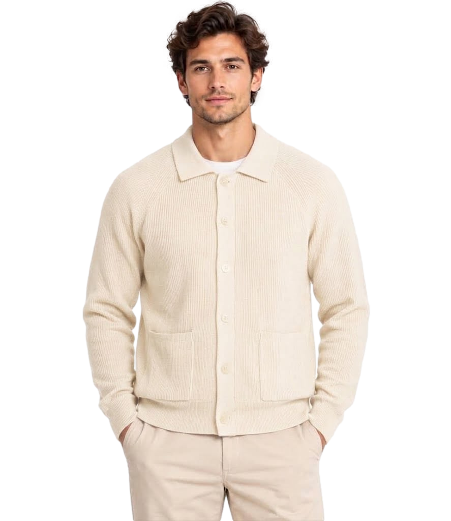 At.p.co Cardigan da Uomo - Bianco - A33421l126