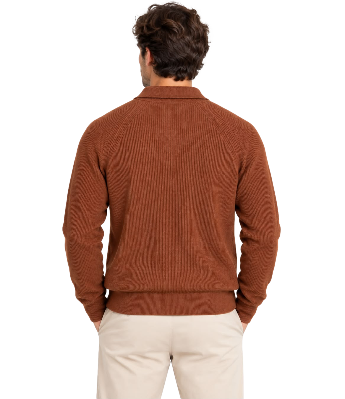 At.p.co Cardigan da Uomo - Mattone - A33421l126