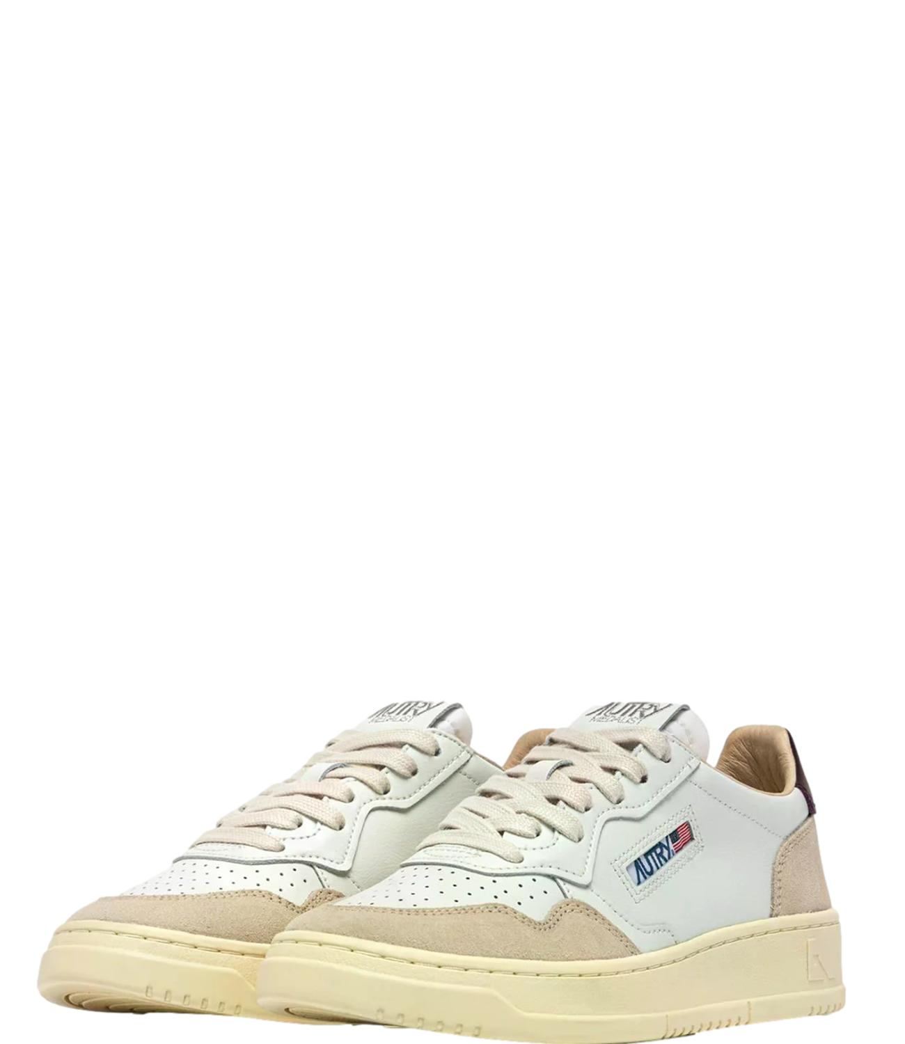 Autry Sneakers da Donna - Leat/suede Wht/fig - Aulw Ls18