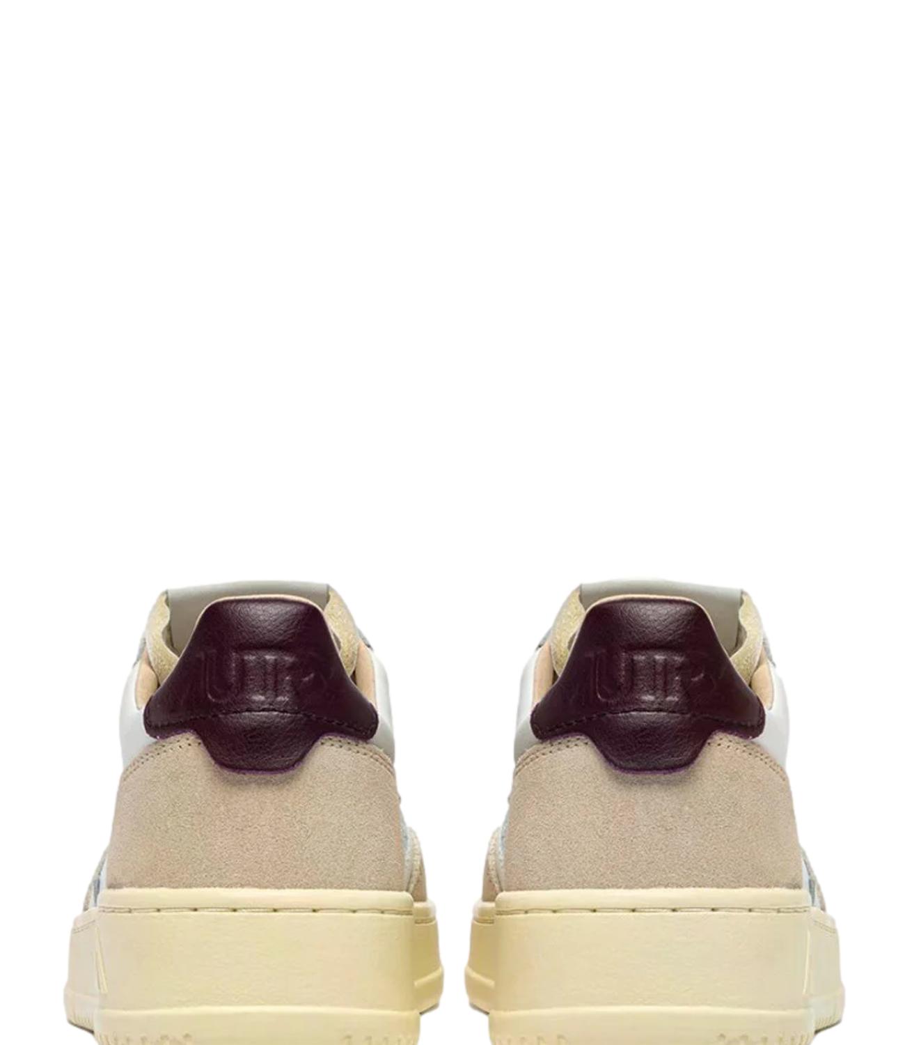 Autry Sneakers da Donna - Leat/suede Wht/fig - Aulw Ls18