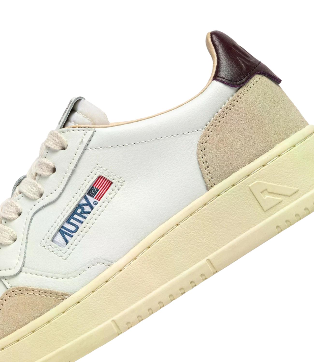 Autry Sneakers da Donna - Leat/suede Wht/fig - Aulw Ls18