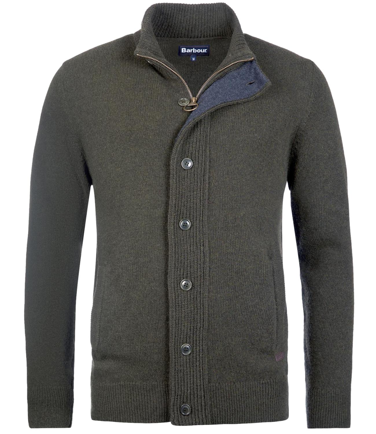 Barbour Cardigan da Uomo - Seaweed - 262mmkn0731