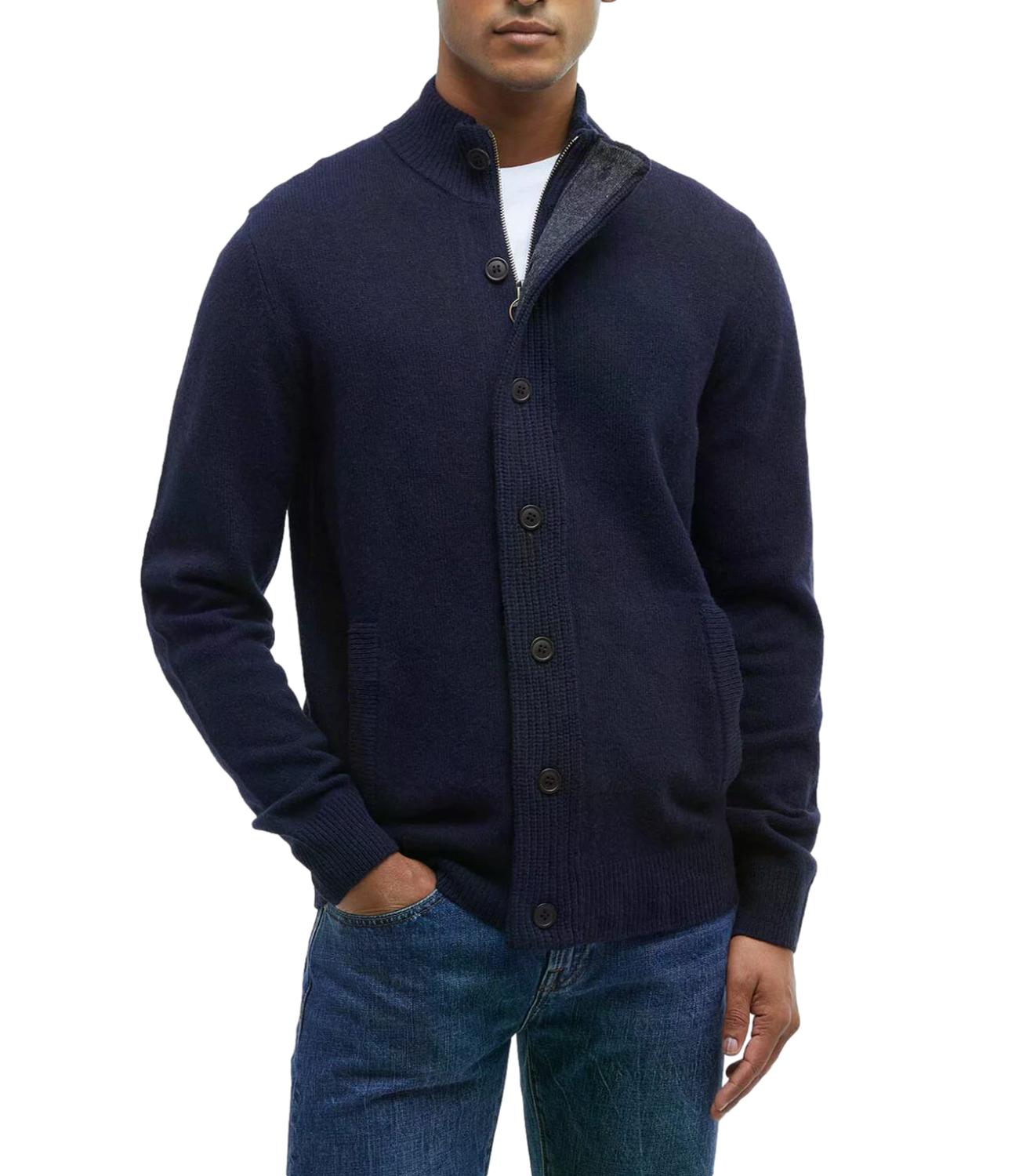 Barbour Cardigan da Uomo - Navy - 262mmkn0731