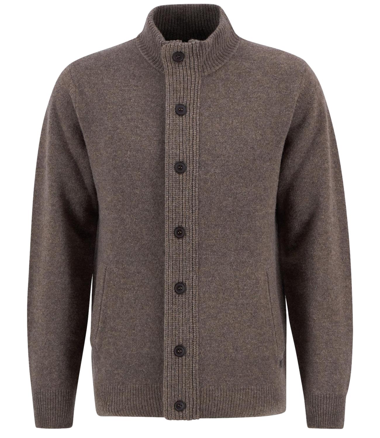Barbour Cardigan da Uomo - Dark Stone - 262mmkn0731