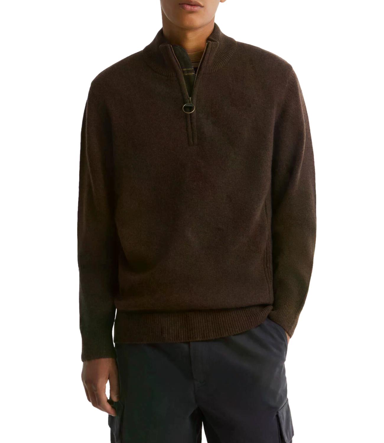 Barbour Cardigan da Uomo - Dark Oak - 262mmkn0837