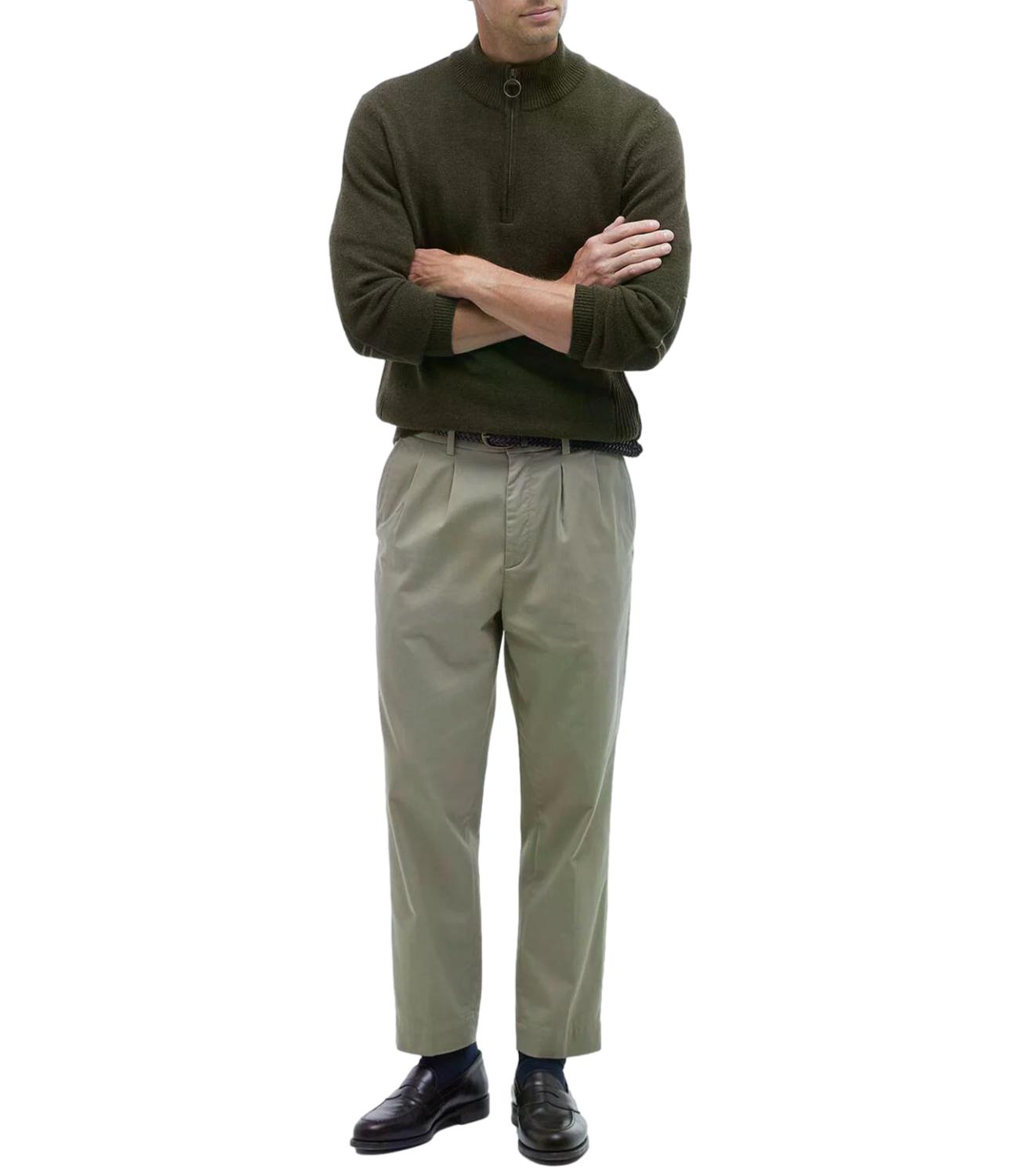 Barbour Cardigan da Uomo - Olive Marl - 262mmkn0837