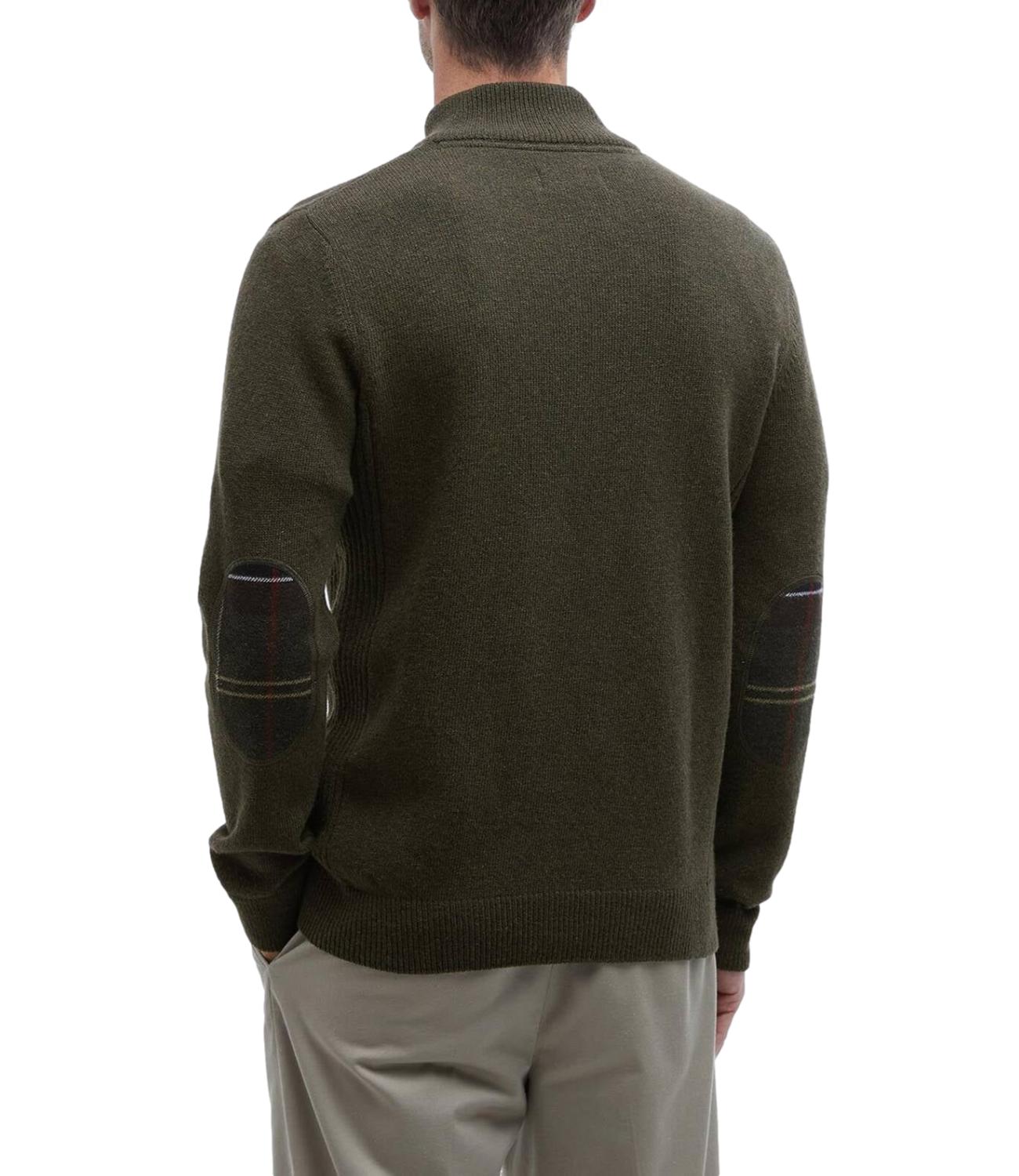Barbour Cardigan da Uomo - Olive Marl - 262mmkn0837