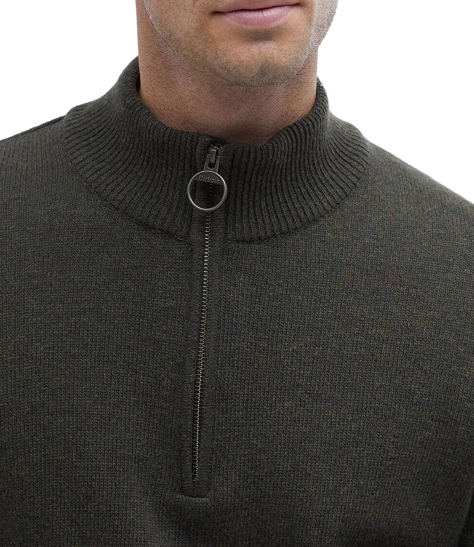 Barbour Cardigan da Uomo - Olive Marl - 262mmkn0837