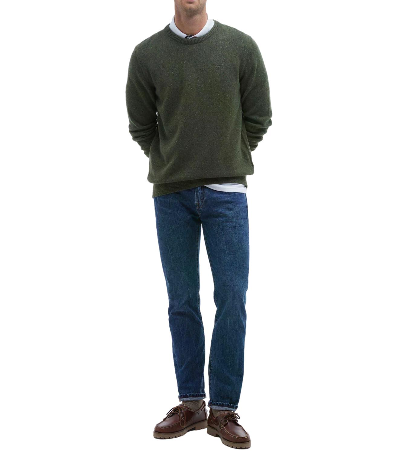 Barbour Maglia da Uomo - Forest - 262mmkn0844