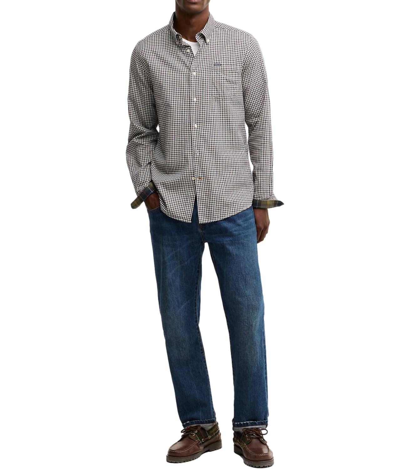 Barbour Camicia da Uomo - Dark Oak - 262mmsh5027