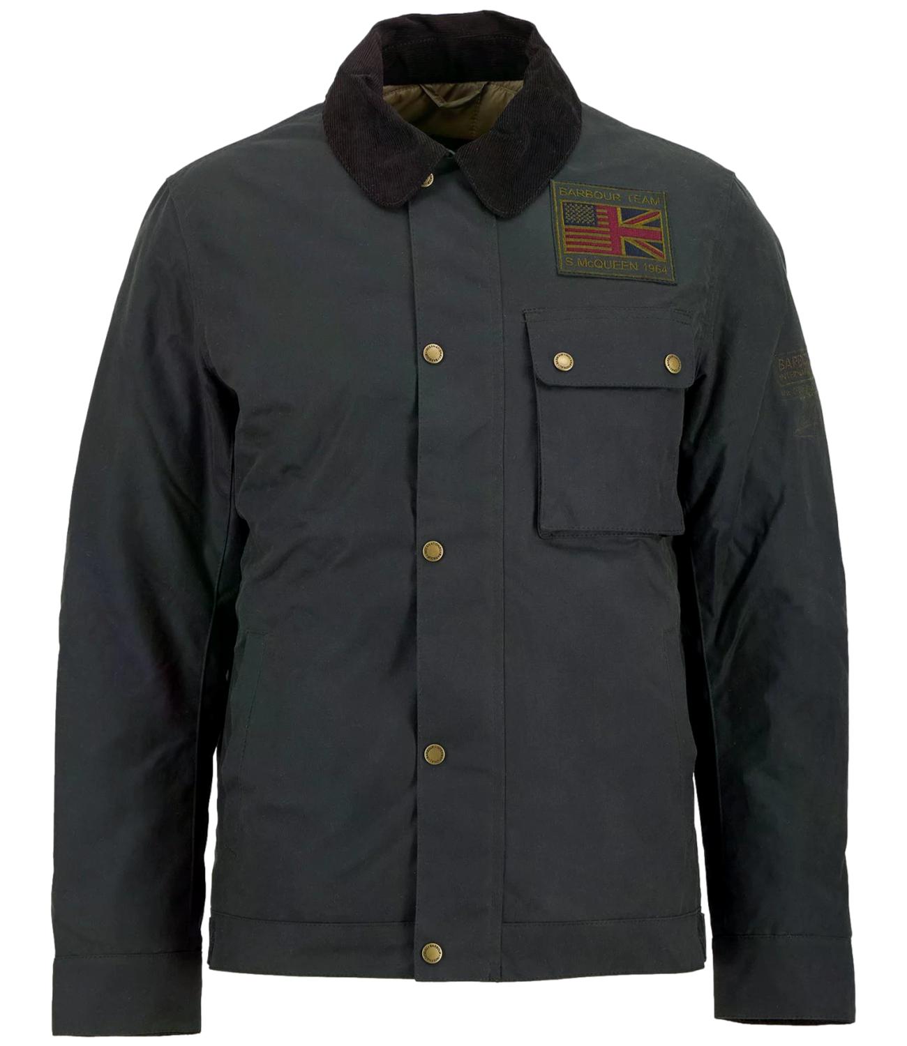 Barbour International Giacca da Uomo - Sage - 262mmwx1853