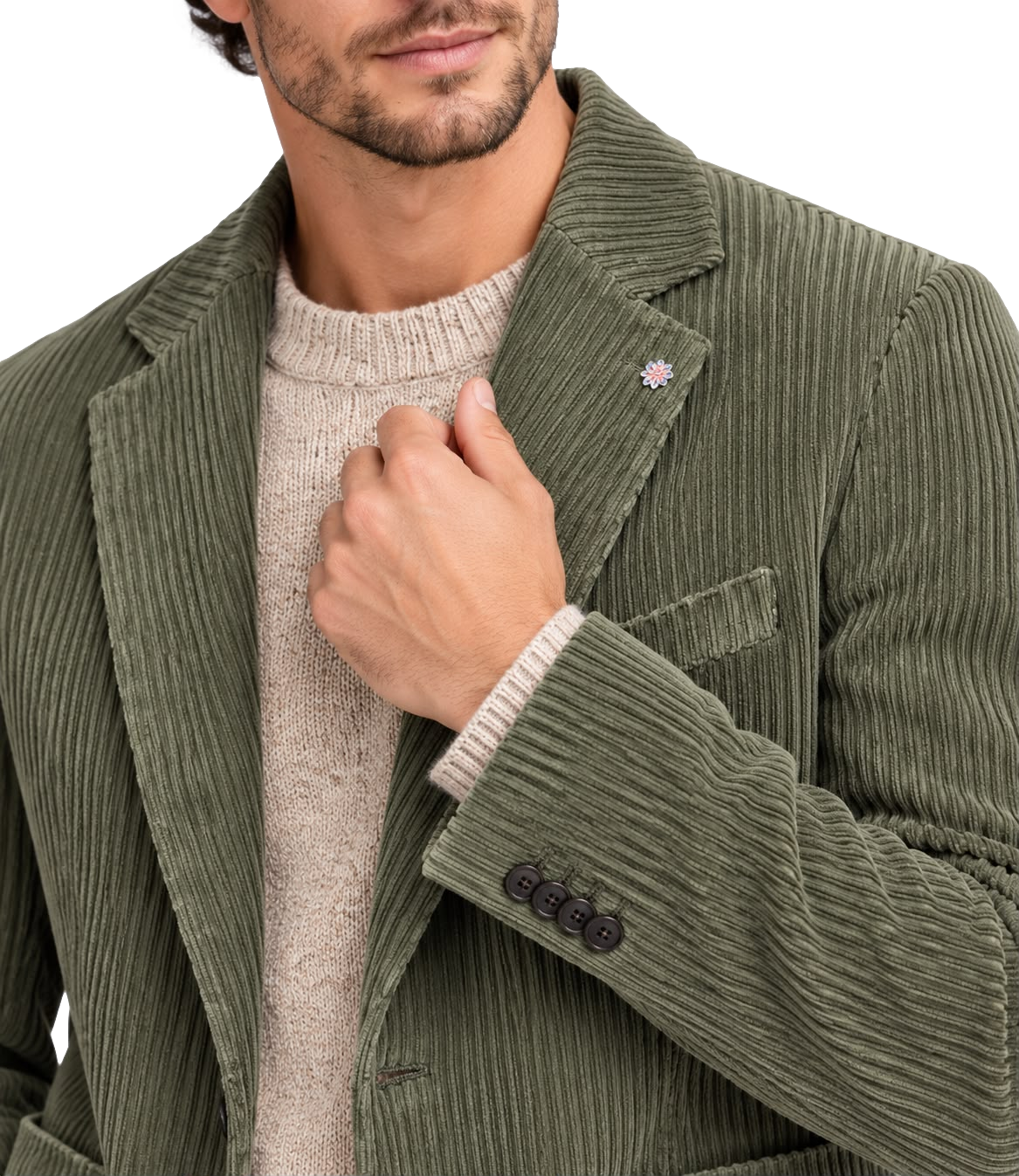 Bharnaba Philosophy Giacca da Uomo - Militare - Ripasso