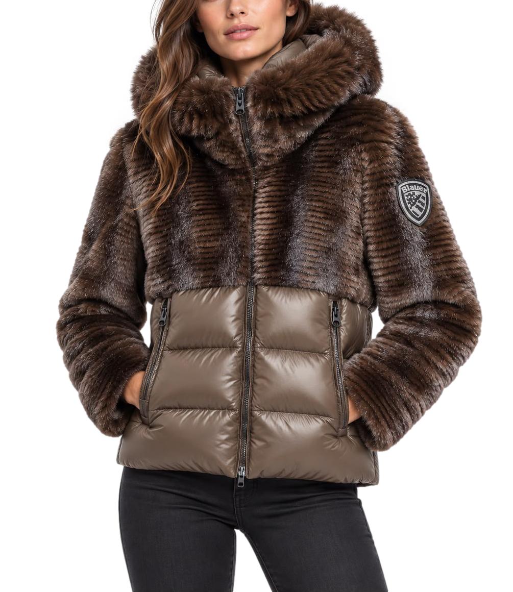 Blauer Giubbino da Donna - Brown 30b - 26wbldc02304007685