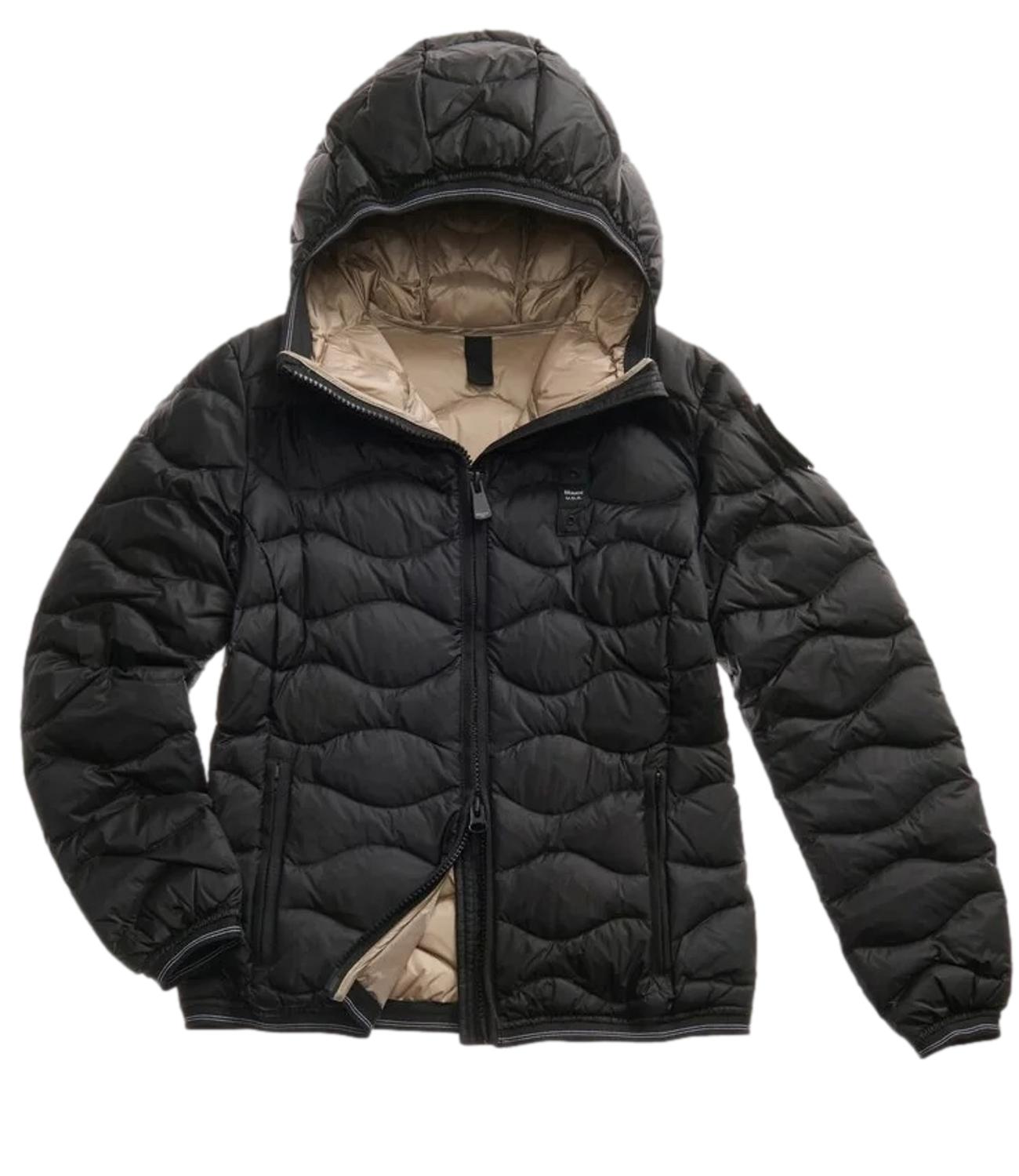 Blauer Giubbino da Donna - Nero Interno Beige 301 - 26wbldc03033006047