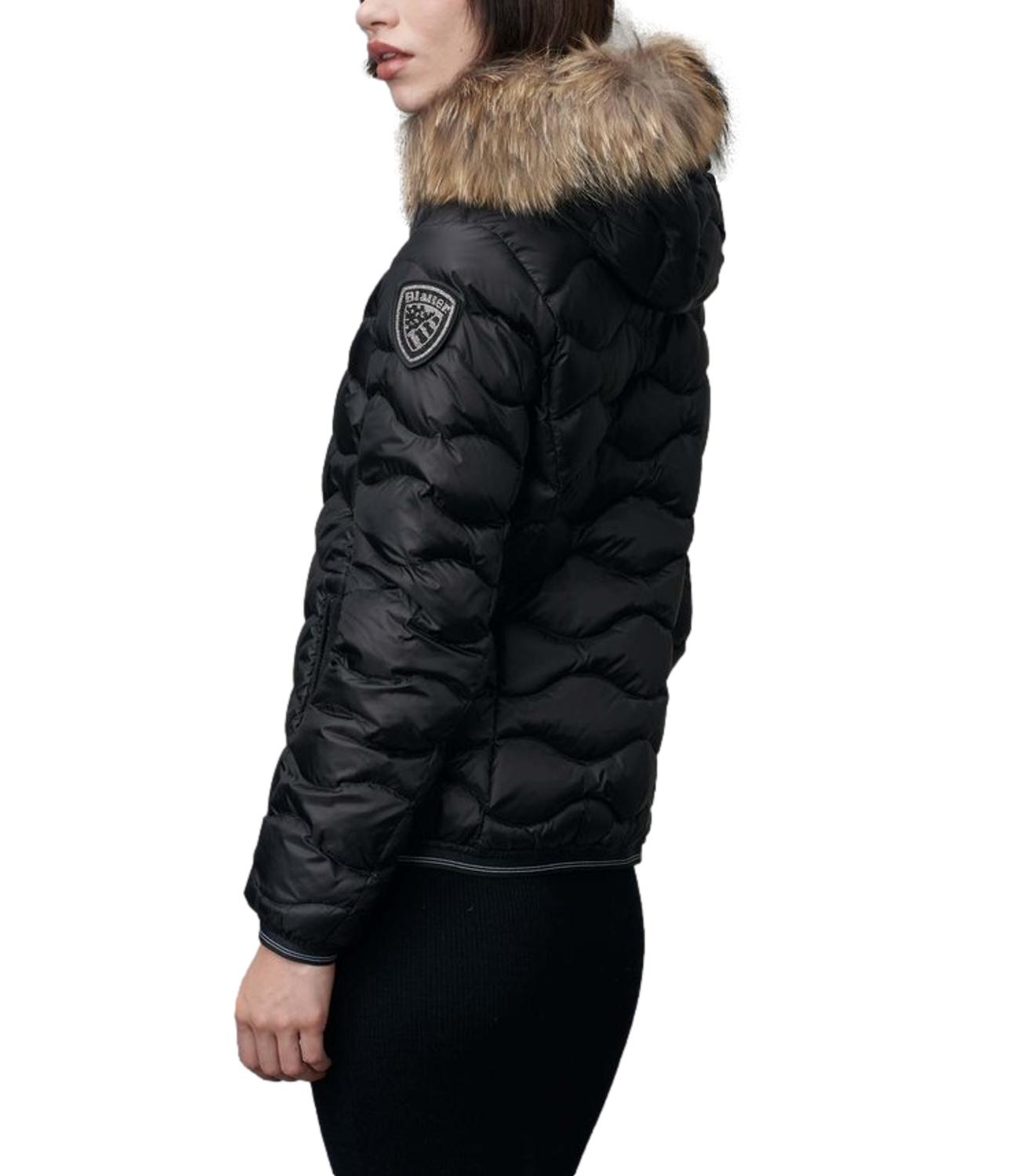 Blauer Giubbino da Donna - Nero Interno Beige 301 - 26wbldc03034006047