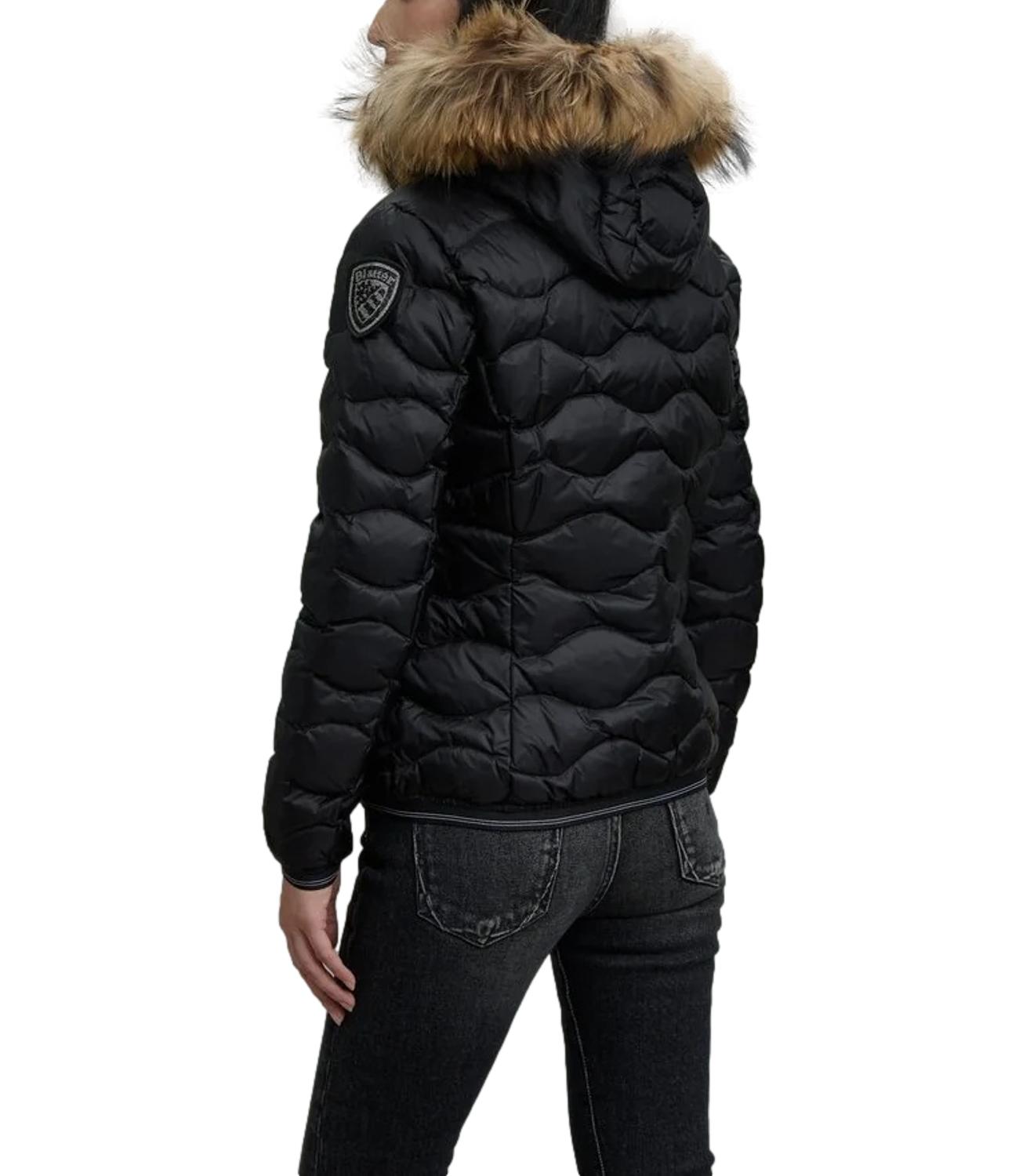 Blauer Giubbino da Donna - Nero Interno Beige 301 - 26wbldc03034006047