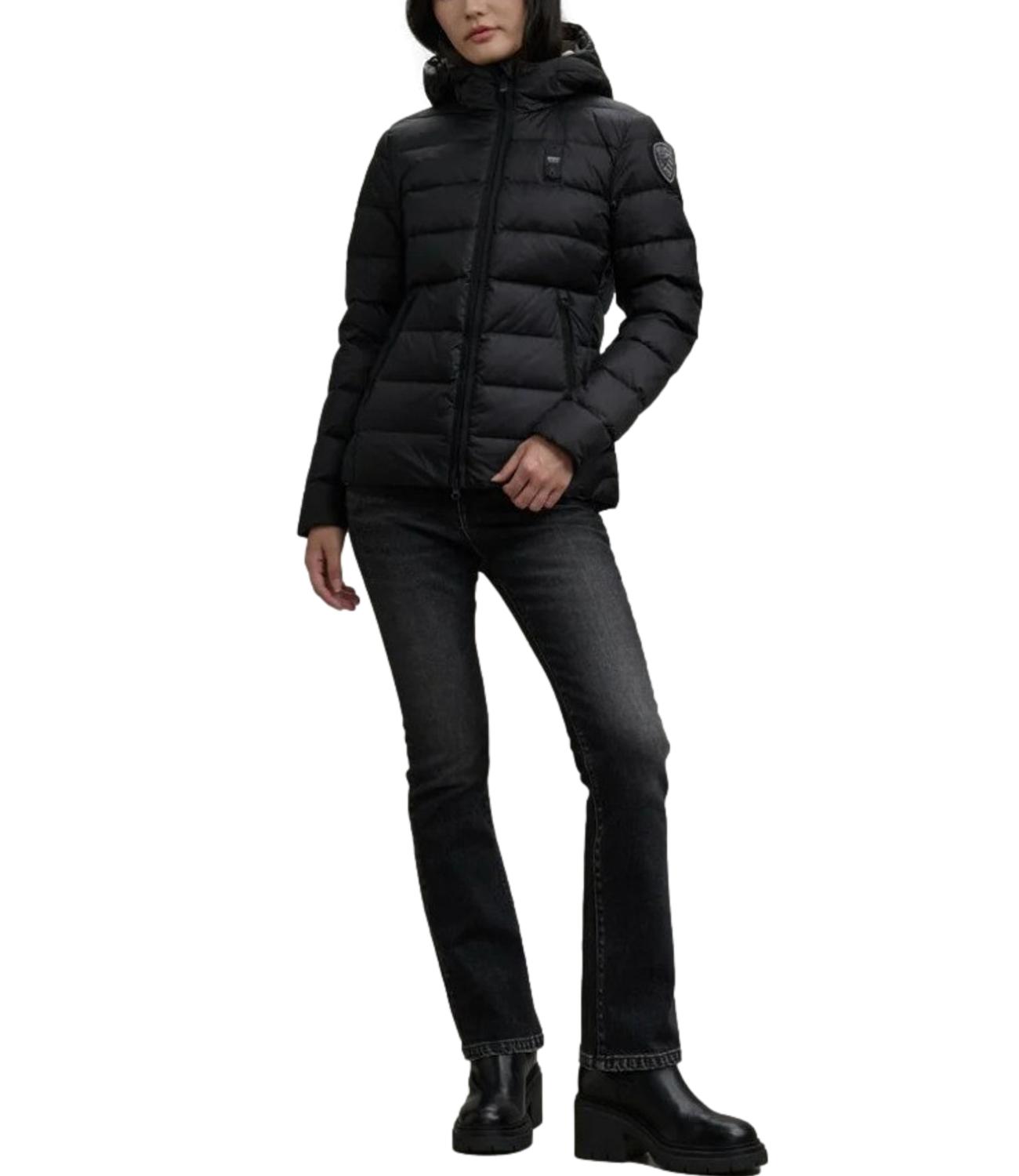 Blauer Giubbino da Donna - Nero Interno Beige 301 - 26wbldc03037006047
