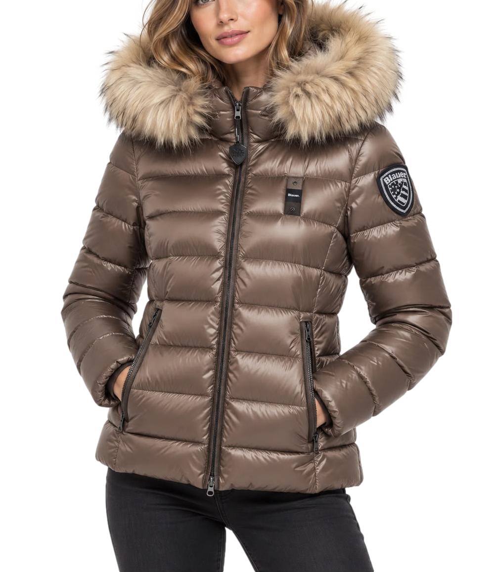 Blauer Giubbino da Donna - Brown 30b Int. Beige 301 - 26wbldc03038006047