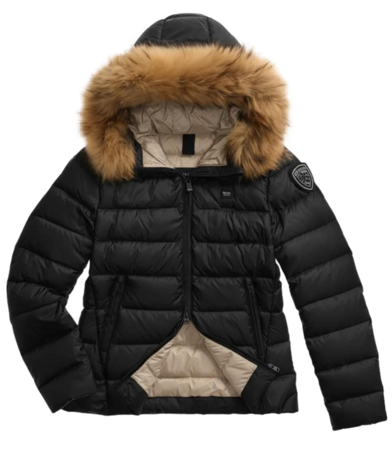 Blauer Giubbino da Donna - Nero Interno Beige 301 - 26wbldc03038006047