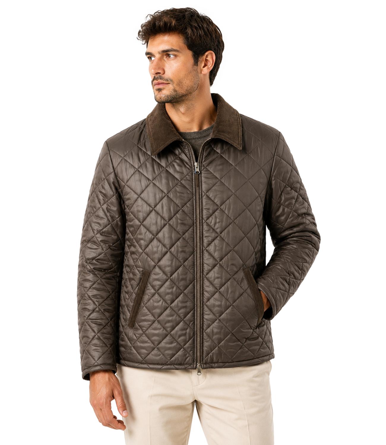 Bl'ker Giacca reversibile da Uomo - Brown - BlkM-W5048