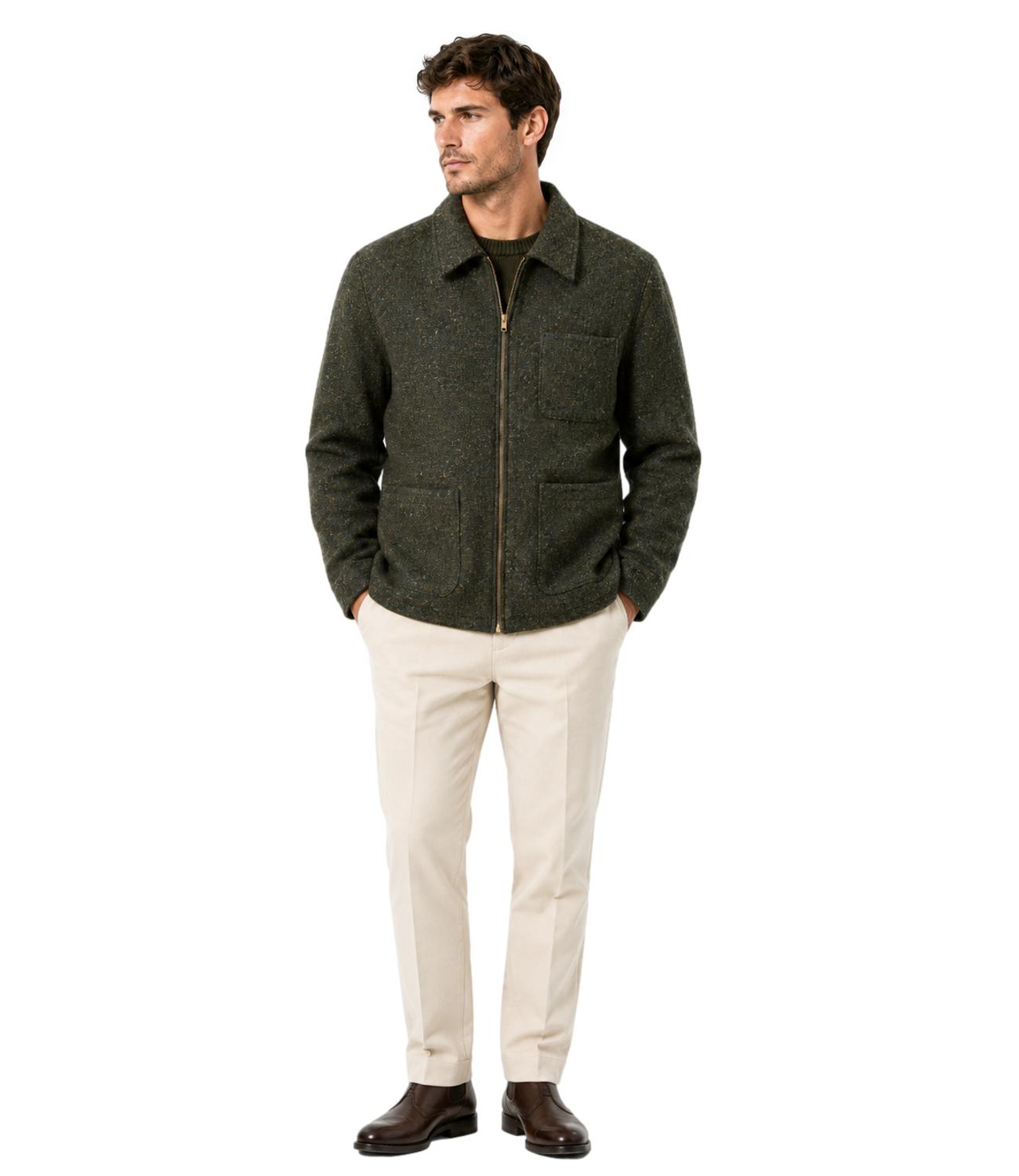 Bl'ker Giacca reversibile da Uomo - Green - BlkM-W5048