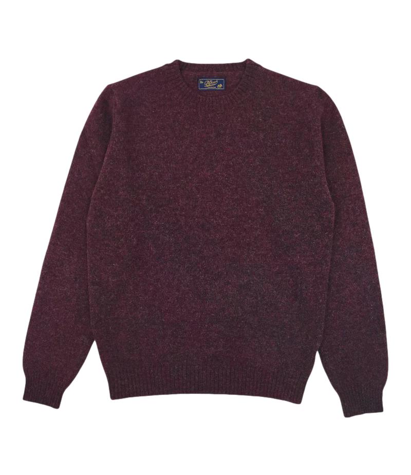 Bl'ker Pullover da Uomo - Bordeaux - Blkm W9001